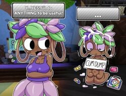 after_rape bassie_(dandy's_world) brown_skin bukkake cum_on_hair dandy's_world nude roblox sign surjang unexpected