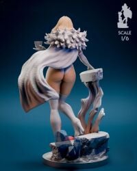 ass blonde_female blonde_hair blue_eyes dat_ass emma_frost female figurine garage_kit hellfire_club large_breasts lingerie marvel marvel_comics model_kit panties thong thong_panties white_queen x-men