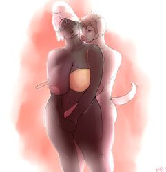 abstract_background anthro blush bourbon bra canine chubby closed_eyes female fingering fur furry incest labrador large_areolae licking love male milf mother mother_and_son navel romantic shower small_nipples son tongue towel wardrobe_malfunction wide_hips