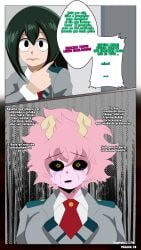 ashido_mina asui_tsuyu crying mina_ashido my_hero_academia netorare ntr page_20 sad tsuyu_asui
