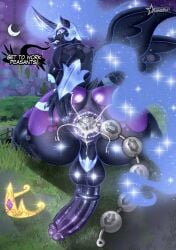 1boy anal_beads anthro anus ass balls cum english_text friendship_is_magic gay hasbro large_ass male male_anthro male_focus male_only moon muscular muscular_anthro muscular_arms muscular_male my_little_pony nightmare_moon_(mlp) nipples on_grass pecs pectorals penis resko_gothzebra rule_63 solo solo_male testicles text