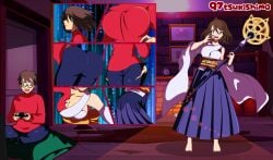 97tsukishima abs ass_expansion breast_expansion breasts female final_fantasy final_fantasy_x gender_transformation hair_growth male male_to_female mtf_transformation personality_change tf_into_fictional_character thigh_expansion transformation transformation_sequence yuna