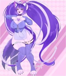 esferitavt female kitsune kitsune_specie large_hair oc original_character porn vtubers