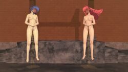 asphyxiation choke corpse death execution female female_death fire_emblem fire_emblem:_three_houses gallows hanging hangmannoose_(artist) hilda_valentine_goneril incontinence marianne_von_edmund noose snuff