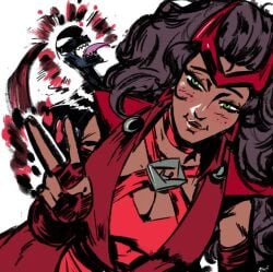 1girl1boy alien_girl avengers big_breasts dark-skinned_female dominant_female domination female light-skinned_female light_skin marvel marvel_comics marvel_rivals milf monster scarlet_witch_(marvel_rivals) sexy venom_(marvel) venom_(marvel_rivals) wanda_maximoff