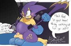 2023 absurd_res anal anal_orgasm anal_sex animal_genitalia anthro anthro_penetrated anthrofied arm_grab ball_size_difference balls balls_deep balls_touching belly blade blush bodily_fluids breath chair_position chaokocartoons clenched_teeth disembodied_hand dominant dominant_male dripping_heart drooling duo ejaculation english_text erect_tail faceless_character faceless_male felid feline from_behind_position fucked_silly generation_5_pokemon genitals grabbing_from_behind green_eyes hands-free hi_res kerchief kerchief_only larger_male male male/male male_anthro male_focus male_on_bottom male_on_top male_penetrated male_penetrating male_penetrating_male mammal mostly_nude navel neckerchief neckerchief_only neckwear nintendo offscreen_character on_bottom on_top orange_eyelids orange_kerchief orange_neckerchief orgasm penetration penile penile_penetration penis penis_in_ass penis_tip pokemon pokemon_(species) purrloin rough_sex saliva sawk sex sheath size_difference smaller_male smaller_penetrated solo_focus speech_bubble stuttering tail tail_blade tail_grab teeth text weapon_tail