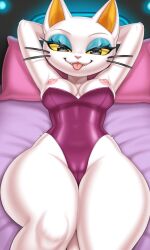 white cat (fhfif) from cartoon network by anonemus1