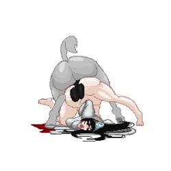 1girls animated animated_gif bestiality equine equine_genitalia equine_penis female female_penetrated feral_on_female feral_penetrating gif horse japanese_mythology male male/female pixel_(artwork) pixel_animation pixel_art pixelated yurei yūrei zoophilia