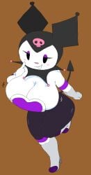 breasts cassettedream dream-cassette hoshime huge_breasts kuromi rouge_the_bat rouge_the_bat_(cosplay)