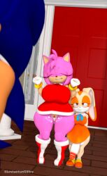 amy rose from couch co-op by leviantan581re