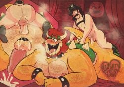 2025 2boys accessory anal anal_orgasm anal_sex anthro anthro_penetrated anus areola arm_hair ass backsack balls balls_size_difference ballsack bareback beard bed bodily_fluids body_hair boots bowser bowser_day bracelet butt_hair chest_hair clothing cock_ring cum cum_in_ass cum_inside cum_splatter cum_while_penetrated cumshot cutaway duo ejaculation erection eyebrows facial_hair footwear from_behind_position furniture gay gay_sex genital_fluids genitals glans hair hairy hairy_balls hands-free harness hat headgear headwear heart_symbol hi_res horn human human_on_anthro human_penetrating human_penetrating_anthro humanoid_genitalia humanoid_penis inside interspecies jewelry koopa larger_anthro larger_penetrated leather leather_daddy leather_harness leg_hair luigi lying male male/male male_penetrated male_penetrating male_penetrating_male mammal mario_(series) moustache naughtyspookytoons nintendo nipples non-mammal_balls non-mammal_nipples on_bed on_front orgasm pecs penetration penile penile_penetration penis penis_accessory penis_in_ass penis_jewelry penis_size_difference perineum puffy_anus red_hair reptile scalie sex shell shoes size_difference small_dom_big_sub smaller_human spiked_bracelet spiked_cock_ring spiked_shell spiked_tail spikes spikes_(anatomy) tail thick_penis thick_thighs watermark yaoi
