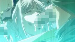 animated cheek_bulge closed_eyes fellatio group_sex himekishi_lilia lilia_eberwein oral rape screen_capture sex