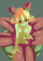 alraune alruane artist_request disgaea flora_beast_(disgaea) green_skin kemurihaku plant_girl