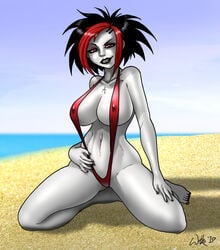 argent_(dc) cartoon_network dc sling_bikini teen_titans toonami wilko