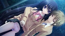 black_hair censored dare_ga_koroshita_komadori_wo game_cg hibarigaoka_kakeru long_hair mahiro_takeumi panties pussy seifuku skirt_lift ugi_kotori underwear vibrator