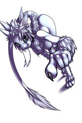 claws dragon female fluffy nhala_levee nipple_piercing nipples nude original perspective piercing pointing_at_viewer thefuckingdevil whiskers young