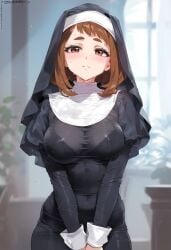 ochako uraraka from my hero academia by solveigai