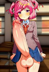 natsuki (doki doki literature club) from doki doki literature club