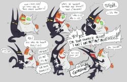 3_toes 4_fingers afterimage animal_genitalia animal_penis anthro anthro_on_anthro anus balls becoming_erect belly_rub biped black_balls black_body black_fur black_tail blush blush_lines brother_(lore) brothers_(lore) catscratch chest_tuft closed_smile comic crossed_arms cutoffcutiemark dialogue domestic_cat duo emanata exclamation_point eyebrows feet felid feline feline_genitalia feline_penis felis fingers fur genitals gordon_quid green_sclera grey_background grumpy half-closed_eyes heart_symbol hi_res incest_(lore) long_ears looking_pleasured male male/male male_anthro male_on_anthro mammal motion_lines motion_outline mouth_closed mr._blik multicolored_body multicolored_fur name_in_dialogue narrowed_eyes nickelodeon nude nude_anthro nude_male nude_semi-anthro on_ground open_mouth open_smile orange_body orange_fur orange_tail penis pink_penis pink_tongue pointy_ears prick_ears question question_mark raised_eyebrow raised_eyebrows rubbing scottish semi-anthro sequence sharp_teeth short_ears short_tail sibling_(lore) sigh sighing simple_background smile smiling_at_another smiling_at_each_other smiling_at_partner speech_bubble tail tail_motion tailwag teeth tickle_fetish tickling tickling_belly toes tongue toothy_grin toothy_smile tuft two_tone_body two_tone_fur underbite white_body white_fur yelling yellow_sclera