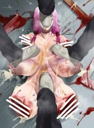 after_rape amputated_arm amputated_leg amputee baseball_bat beaten beaten_up blood broken_rape_victim bruise bruised bruises censored cum cum_in_nipples defeated defeated_heroine fuckmeat gore guilty_crown guro implied_death missing_leg missing_limbs nipples nosebleed overflowing_cum quadruple_amputee raped_female rbqinori ryona snuff stepped_on yuzuriha_inori