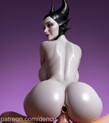 1boy ai_generated anal anal_object_insertion anus ass back black_hair breasts butt_plug completely_nude demon_girl demon_horns dencu disney disney_villains female from_behind gradient_background horns large_breasts lips lipstick looking_at_viewer looking_back makeup maleficent mole mole_on_ass nose nude object_insertion pale_skin penis pointy_ears pov purple_background red_lips reverse_cowgirl_position sex sex_from_behind sex_toy shiny_skin sleeping_beauty_(1959_film) smile solo_focus straddling straight uncensored vaginal_penetration white_skin yellow_eyes