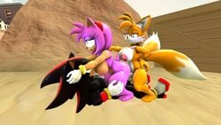 1boy 1futa 1girls 3d amy_rose anal anal_penetration anal_sex animal_ears anthro balls bare_shoulders barefoot big_breasts black_skin blue_eyes bracelet breasts busty cleavage curvy detailed_background double_penetration erect_nipple erect_nipples erection eyelashes female female_on_top fox from_behind front_view furry futa_on_female futanari gloves grab grabbing green_eyes group headband hedgehog hourglass_figure humanoid intersex interspecies kneeling large_balls large_breasts large_penis looking_down lowkeydiag lying lying_on_back male male_on_female mammal multi_tail naked nipples nude on_back open_mouth outdoors outside penetration penis pink_skin pose posing rule_63 sand sega sex shadow shadow_the_hedgehog shiny shiny_skin shoes short_hair side_view sideboob sonic_(series) tail tails tails_the_fox tailsko taken_from_behind threesome tongue tongue_out vaginal_penetration video_game video_games voluptuous white_glove wide_hips yellow_skin