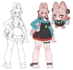 zhao (zenless zone zero) from mihoyo by janjin192