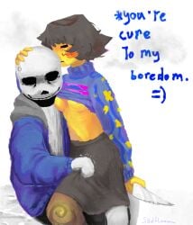 female frisk from undertale by sadfloow