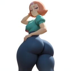 1girls ai_generated ass back_view big_ass blush brasil_louco breasts bubble_ass bubble_butt cartoon_network clothing crystal_gem curvaceous curvy curvy_body curvy_figure dominant dominant_female female female_focus female_only full_body fully_clothed huge_ass looking_at_viewer looking_back looking_back_at_viewer pearl_(steven_universe) seducing seducing_viewer seductive seductive_look seductive_pose sexy sexy_body sexy_pose simple_background solo solo_female solo_focus steven_universe steven_universe:_the_movie steven_universe_future tagme thick_ass thick_body thick_thighs voluptuous voluptuous_body voluptuous_female white_background