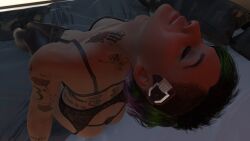 1girls 3d cyberpunk_2077 judy_alvarez teasing