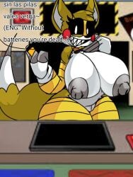 tails the fox from five nights at sonic's by wannapossums