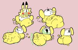 >_< 2025 ambiguous_anthro ambiguous_gender ambiguous_prey anthro anthro_pred anthro_prey armless ass belly belly_on_ground big_belly big_butt biped black_ear_tips black_eyes black_nose bloated blonde_hair blush bodily_fluids bodily_noises body_in_mouth body_outline bodysuit bone bone_imprints bones_in_stomach breath burp_cloud burping butt_expansion cheek_blush cheek_spots chest_tuft chubei chuchu_rocket churn clenched_eyes closed_eyes clothing cloud_emanata death digestion digestion_noises digestion_sequence digital_media_(artwork) dipstick_ears distorted_text dripping_text duckface duo ear_markings ears_up emanata empty_eyes english_description english_text expansion face_imprint fatal_vore feet_first foot_imprint full-length_portrait fully_inside fur gaping_mouth generation_1_pokemon green_burp_cloud green_text hair hand_imprint head_back head_tuft hi_res huge_belly huge_butt hyper hyper_belly imprint line_tail looking_at_another looking_at_belly looking_at_own_belly looking_at_self looking_at_viewer looking_back looking_back_at_viewer looking_down looking_down_at_another looking_down_at_belly looking_down_at_self male male_(lore) male_pred mammal meatcanister monotone_arms monotone_background monotone_bodysuit monotone_hair monotone_hands monotone_skinsuit motion_lines mouse mouth_closed multicolored_ears murid murine narrowed_eyes navel nervous nervous_sweat nintendo noseless o3o o_< one_eye_closed open_mouth partially_inside pikachu pixel_(artwork) pokemon pokemon_(species) portrait post_vore_weight_gain red_cheeks rodent rumbling_stomach same_size_vore satisfied_look sega semi-anthro sequence short_legs side_view simple_background sitting sitting_on_ground skinsuit skull skull_imprint soft_vore sound_effects space_helmet spacesuit spiral_tail standing swallowing sweat sweatdrop tail tail_orb tan_background text thin_tail three-quarter_view tight_clothing tuft two_tone_ears vore vore_belly vowelless vowelless_sound_effect weight_gain white_face wide_eyed yellow_arms yellow_body yellow_bodysuit yellow_clothing yellow_ears yellow_face yellow_fur yellow_hands yellow_skinsuit yellow_spacesuit yellow_tail
