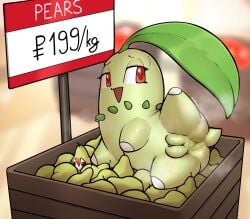 chikorita from nintendo by vetero