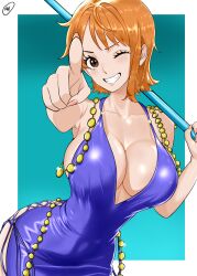 nami (one piece) from one piece by waifuviolenta