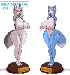 2girls absurd_res adult adult_female animal_humanoid anthro areola armbinder arms_behind_back arms_tied ass ball_gag big_areola big_ass big_breasts big_butt blue_body blue_eyes blue_fur blue_hair bodily_fluids bondage bound breasts canid canid_humanoid canine canine_humanoid canis champaanimation claws condom condom_decoration corpse cross-eyed crossover curvy_figure dead death demon demon_girl dipstick_tail dogzeela dogzeela_(modeler) duo ears eastern_and_western_character female female_death female_fox filled_condom fox fox_girl furry gag gagged ghostoast grey_body grey_fur grey_hair hellaverse hellhound helluva_boss hi_res huge_ass huge_breasts humanoid krystal krystal_(dogzeela) krystal_(star_fox) long_hair loona_(dogzeela) loona_(helluva_boss) mammal mammal_humanoid mature_female milf milf_disposal.co mythological_canine mythological_creature naked naked_female nintendo nipple_piercing nipples nude nude_female older_female piercing puffy_nipples questionable_consent red_sclera sexual_barrier_device standing star_fox sweat sweatdrop sweating tail taxidermy thick_thighs two-tone_body two-tone_fur two-tone_tail vixen voluptuous voluptuous_anthro voluptuous_female white_body white_fur wide_hips wolf wolf_girl