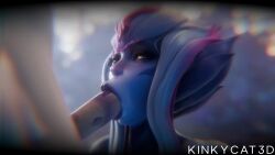 1boy 1girls 3d :>= animated blowjob cum cum_in_mouth cum_in_throat cum_inside cumshot deepthroat evelynn evelynn_(league_of_legends) facefuck female irrumatio kinkycat3d kinkykatt3d league_of_legends league_of_legends:_wild_rift lipstick_on_penis longer_than_30_seconds male penis short_video shorter_than_one_minute sound tagme tongue tongue_out video