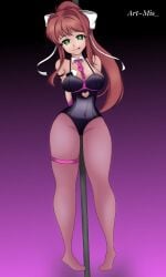 monika (doki doki literature club) from doki doki literature club by mis18art