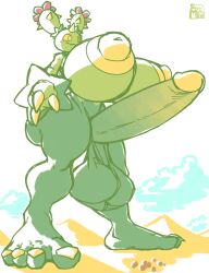 absurd_res anthro balls big_balls big_breasts big_feet big_penis breasts feet futanari generation_5_pokemon genitals gynomorph hi_res huge_balls huge_breasts huge_cock humanoid_feet hyper hyper_balls hyper_breasts hyper_genitalia hyper_penis intersex macro maractus nintendo penis plantigrade pokemon pokemon_(species) solo supermattym8