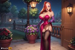 jessica rabbit from who framed roger rabbit by rule34lab