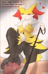 braixen from nintendo by yimoon640