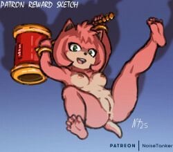 amy rose from sega by noisetanker