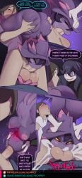 2025 69_position ass assisted_fellatio assisted_sex athletic_female balls big_balls big_butt big_penis black_hair bodily_fluids brown_hair butt_grab calem_(pokemon) comic cuckquean cum cum_down_throat cum_in_mouth cum_in_throat cum_inside deepthroat dialogue english_text excessive_cum excessive_genital_fluids fellatio female floating_hands generation_4_pokemon genital_fluids genitals ghost group hair hand_on_butt head_grab hex_maniac hi_res human human_penetrating humanoid light-skinned_male male male/female mammal mismagius multicolored_body nintendo no_nostrils oral penis pink_body pink_eyes plump_labia pokemon pokemon_(species) purple_body purple_eyes pushing_down pushing_head schpicy sex speech_bubble spirit text trio two_tone_body vulva yellow_sclera