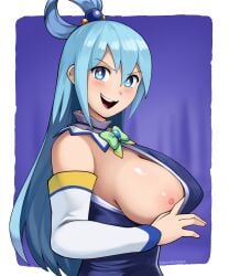aqua (konosuba) from kono subarashii sekai ni shukufuku wo! by triplestabber