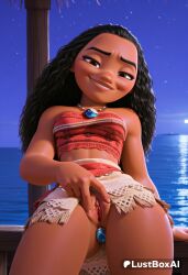 moana waialiki from disney by lustboxai