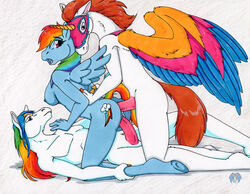 1girls 2boys alicorn anal anal_sex crossover double_penetration equine female friendship_is_magic from_behind horse male mask masters_of_the_universe my_little_pony no_humans pegasus penetration penis rainbow_brite rainbow_dash_(mlp) she-ra_princess_of_power smooth_skin starlite straight swift_wind threesome tierafoxglove vaginal_penetration wings