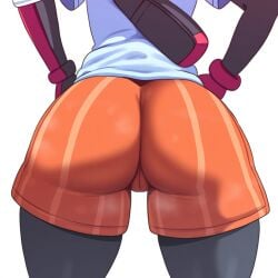 1girls ai_generated ass ass_focus big_ass female female_only huge_ass latina mullon nemona_(pokemon) novelai pokemon pokemon_sv solo solo_female solo_focus that_ass_was_fat