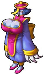 blush breasts clothing darkstalkers demien hsien_ko huge_breasts jiangshi large_breasts lei-lei lei_lei monster_girl nipples smile