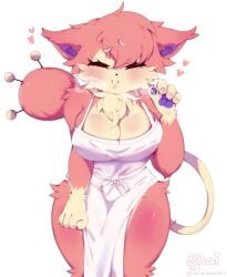 anthro breasts cleavage creatures_(company) feline fellatio female female_only fur furry furry_female furry_only game_freak generation_3_pokemon hips nintendo pokémon_(species) pokemon pokemon_(species) pokemon_rse shyychilla shyychilla_ skitty wide_hips