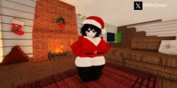 1girls 3d big_breasts blackhornzz breasts christmas christmas_clothing christmas_hat christmas_outfit female revealing_clothes revealing_outfit roblox robloxian tagme thick_thighs thigh_highs thighhighs thighs tight_clothing