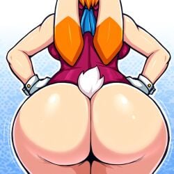 1girls ai_generated ass ass_focus backboob big_ass female female_only furry huge_ass mature_female milf mullon novelai solo solo_female solo_focus sonic_(series) that_ass_was_fat vanilla_the_rabbit